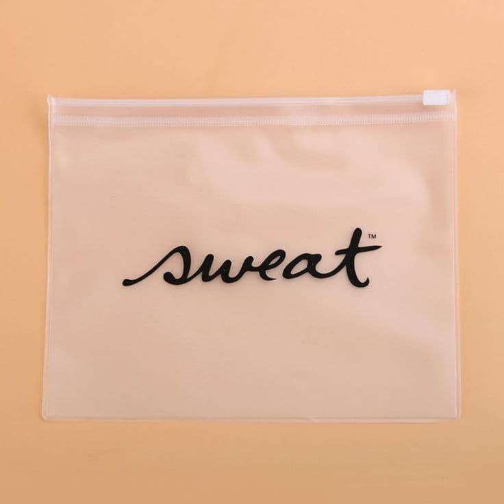 zipper bag custom desain minimal 50pcs / zipper sablon / zipper bag hijab / plastik zipper pouch / Ziplock Pouch / plastik hijab / zipperbag